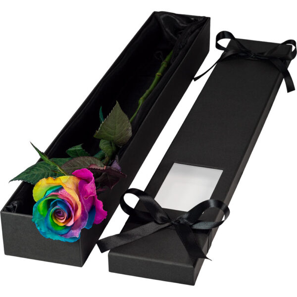 Single Luxury Happy (Rainbow) Rose